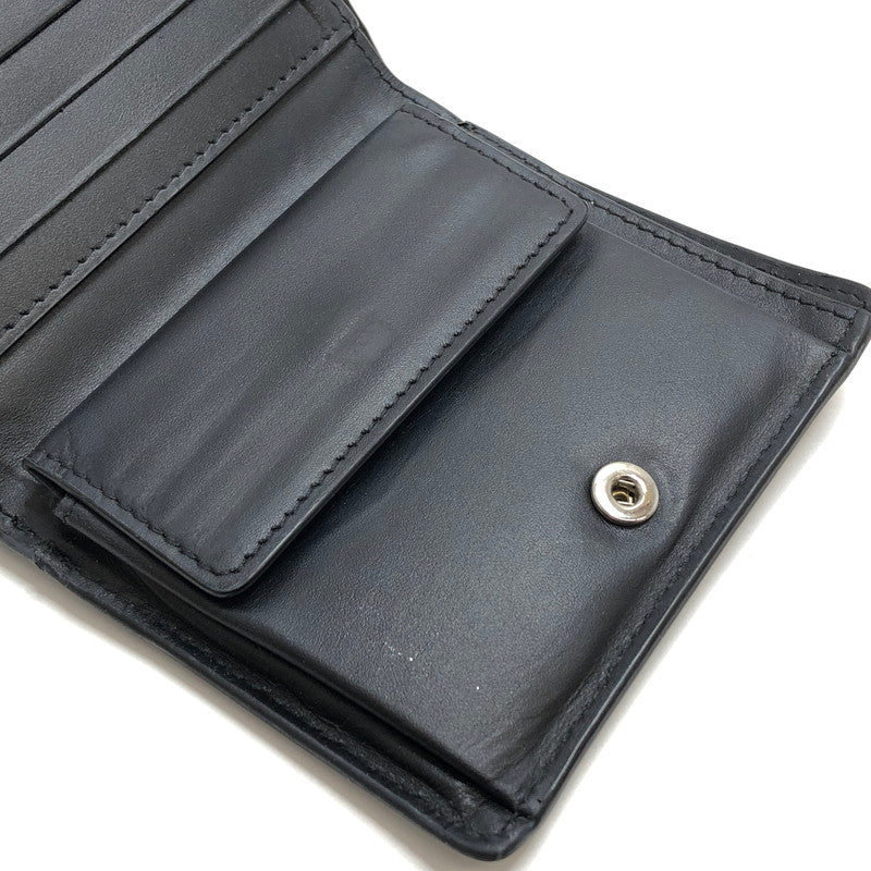 【現状渡し品】【レディース】 MAISON MARGIELA メゾンマルジェラ 4-STITCH BI-FOLD WALLET SA3UI0007 二つ折り財布 コンパクトウォレット 200-260507-rs-03-fur カラー：ブラック 万代Net店