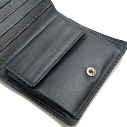 【現状渡し品】【レディース】 MAISON MARGIELA メゾンマルジェラ 4-STITCH BI-FOLD WALLET SA3UI0007 二つ折り財布 コンパクトウォレット 200-260507-rs-03-fur カラー：ブラック 万代Net店