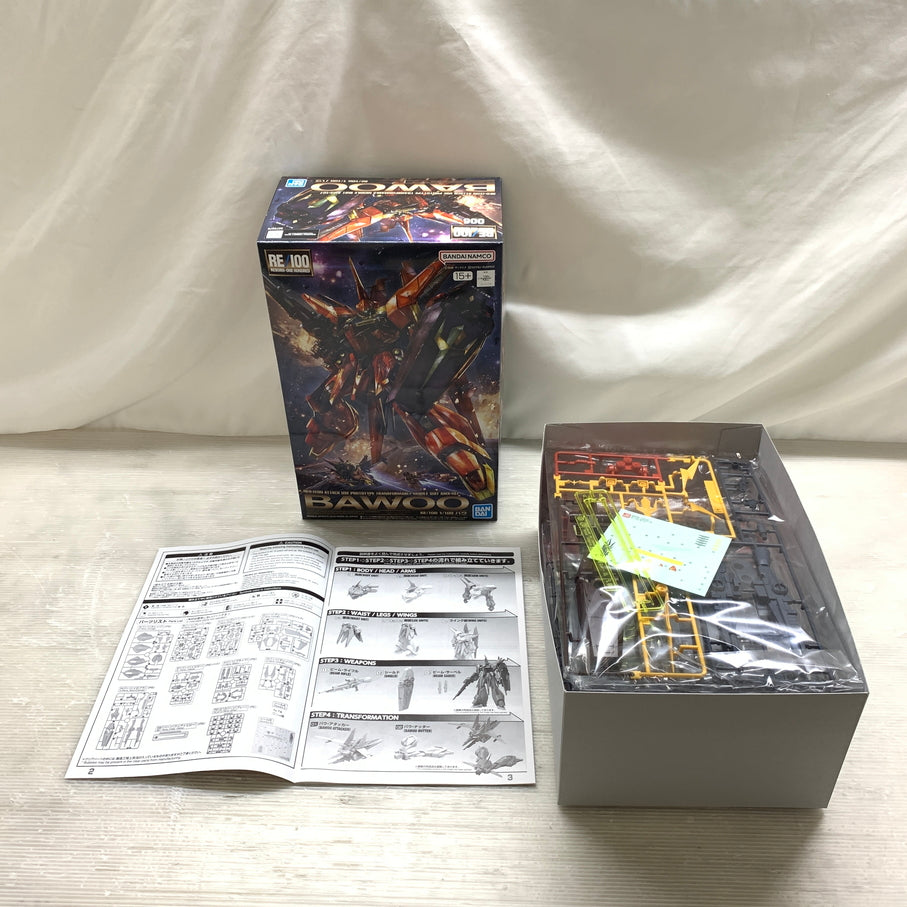 【現状渡し品】 RE/100 1/100 AMX-107 BAWOO バウ ガンプラ 未組立 バンダイ 058-260806-YT-07-min 万代Net店