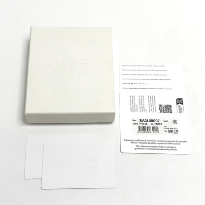 【現状渡し品】【レディース】 MAISON MARGIELA メゾンマルジェラ 4-STITCH BI-FOLD WALLET SA3UI0007 二つ折り財布 コンパクトウォレット 200-260507-rs-03-fur カラー：ブラック 万代Net店