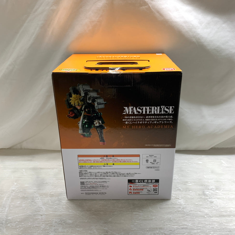 【中古品】 一番くじ 僕のヒーローアカデミア 連なる星霜 ラストワン賞 爆豪勝己 MASTERLISE -ストレイフパンツァー - ラストワンカラーver. フィギュア バンダイ 箱あり 051-260806-YT-08-min 万代Net店