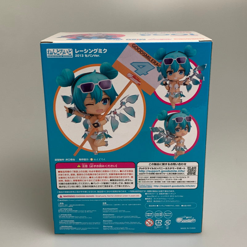 【中古品】 ねんどろいど キャラクターボーカルシリーズ01 初音ミク 初音ミク GTプロジェクト レーシングミク 2013 セパンVer. 美少女 フィギュア 053-260831-hu-13-min 万代Net店
