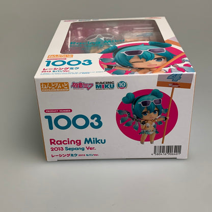 【中古品】 ねんどろいど キャラクターボーカルシリーズ01 初音ミク 初音ミク GTプロジェクト レーシングミク 2013 セパンVer. 美少女 フィギュア 053-260831-hu-13-min 万代Net店