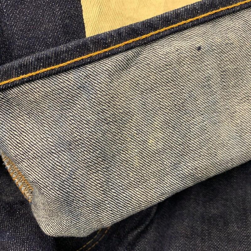 【中古品】【メンズ】 LOT2013 シンチバック 大黒 DOUBLE KNEE PAINT DENIM PANTS ダブルニー ペイント デニム パンツ 156-260302-kh-12-izu サイズ：40×35 カラー：インディゴ 万代Net店