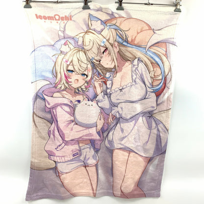 【中古美品】 ホロライブEN FUWAMOCO フワモコ ブランケット おもちゃ 054-250830-ko-02-fur 万代Net店