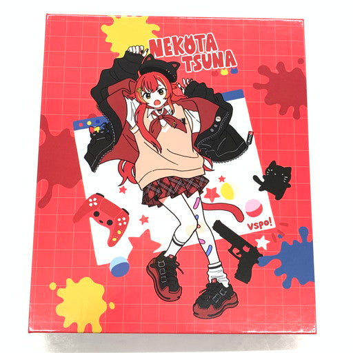 【中古美品】 ぶいすぽっ！ 猫汰つな 誕生日記念2025 複製箔押しサイン入り ポストカード ポストカードホルダー 2点 セット 054-260719-mo-01-fur 万代Net店