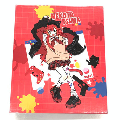 【中古美品】 ぶいすぽっ！ 猫汰つな 誕生日記念2025 複製箔押しサイン入り ポストカード ポストカードホルダー 2点 セット 054-260719-mo-01-fur 万代Net店