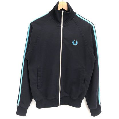 【現状渡し品】【メンズ/レディース】 FRED PERRY フレッドペリー Twin Tape Track Jacket J5327 ツインテープ トラックジャケット トラックトップ 長袖 トップス ジャージ 141-250829-rs-04-fur サイズ：XS カラー：ディープネイビー系 万代Net店