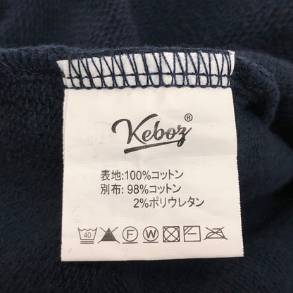 【中古品】【メンズ】 KEBOZ ケボズ FRONT LOGO CREWNECK SWEATSHIRT スウェット トレーナー 長袖 トップス 142-260507-rs-05-fur サイズ：XL カラー：ネイビー 万代Net店