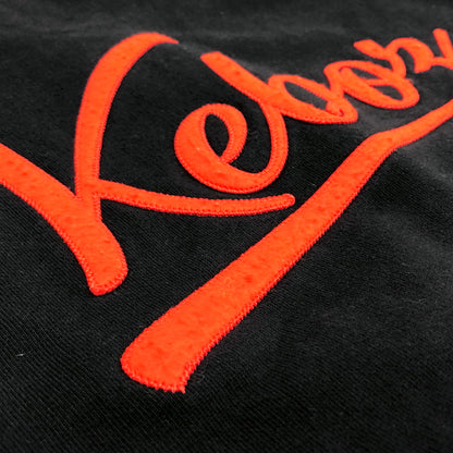 【中古品】【メンズ】 KEBOZ ケボズ FRONT LOGO CREWNECK SWEATSHIRT スウェット トレーナー 長袖 トップス 142-260507-rs-05-fur サイズ：XL カラー：ネイビー 万代Net店