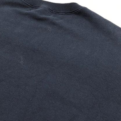 【中古品】【メンズ】 KEBOZ ケボズ FRONT LOGO CREWNECK SWEATSHIRT スウェット トレーナー 長袖 トップス 142-260507-rs-05-fur サイズ：XL カラー：ネイビー 万代Net店