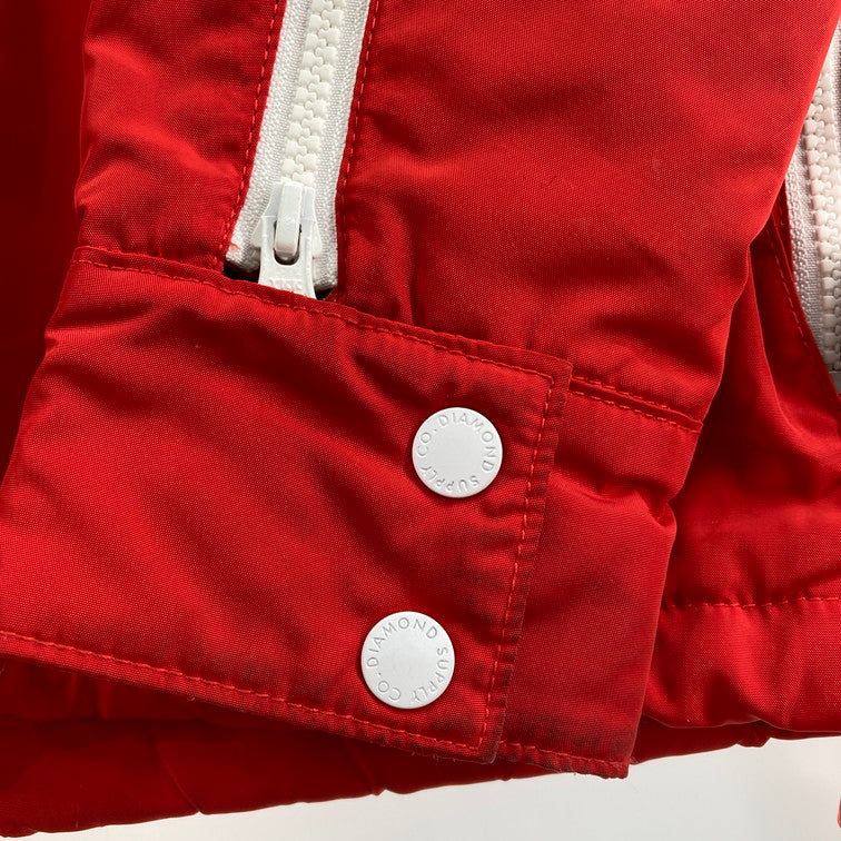 【中古品】【メンズ】 DIAMOND SUPPLY CO. HOODED QUILTING JACKET 142-260125-WA-08-iwa サイズ：L カラー：レッド 万代Net店
