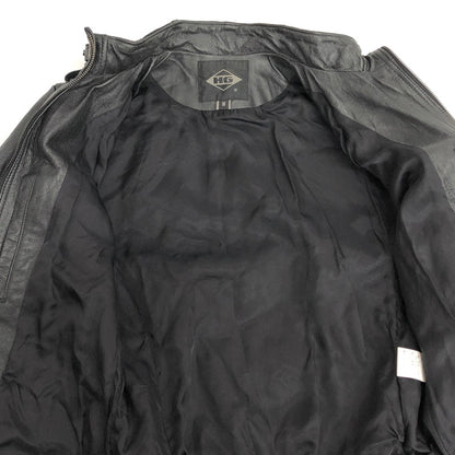 【現状渡し品】【メンズ】 HYSTERIC GLAMOUR LEATHER JACKET 4LB-1282 ピッグレザージャケット ライダース 豚革 アウター 140-260507-rs-04-fur サイズ：M カラー：ブラック 万代Net店