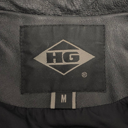 【現状渡し品】【メンズ】 HYSTERIC GLAMOUR LEATHER JACKET 4LB-1282 ピッグレザージャケット ライダース 豚革 アウター 140-260507-rs-04-fur サイズ：M カラー：ブラック 万代Net店