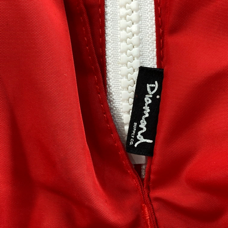 【中古品】【メンズ】 DIAMOND SUPPLY CO. HOODED QUILTING JACKET 142-260125-WA-08-iwa サイズ：L カラー：レッド 万代Net店