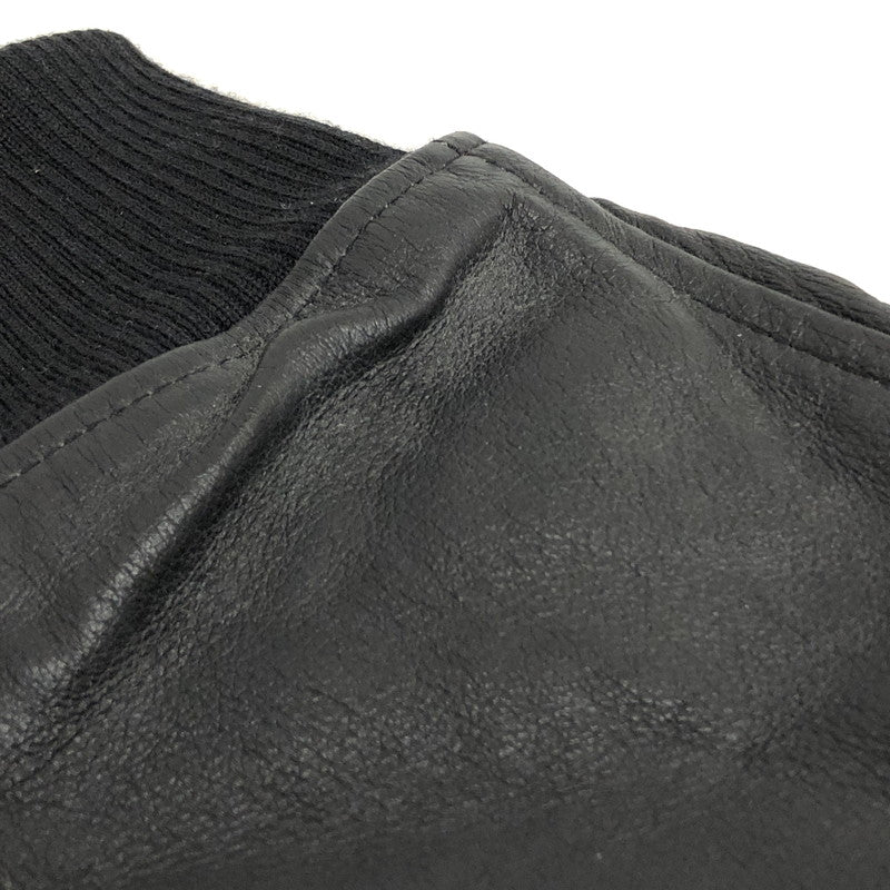 【現状渡し品】【メンズ】 HYSTERIC GLAMOUR LEATHER JACKET 4LB-1282 ピッグレザージャケット ライダース 豚革 アウター 140-260507-rs-04-fur サイズ：M カラー：ブラック 万代Net店
