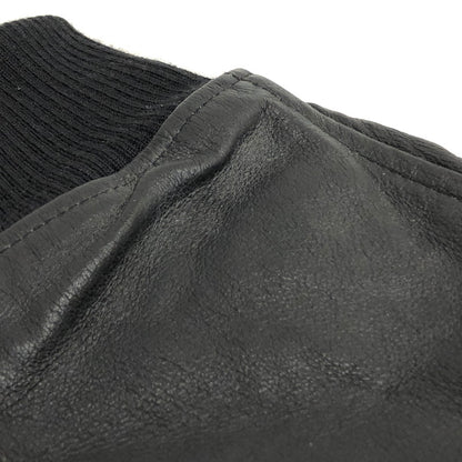 【現状渡し品】【メンズ】 HYSTERIC GLAMOUR LEATHER JACKET 4LB-1282 ピッグレザージャケット ライダース 豚革 アウター 140-260507-rs-04-fur サイズ：M カラー：ブラック 万代Net店