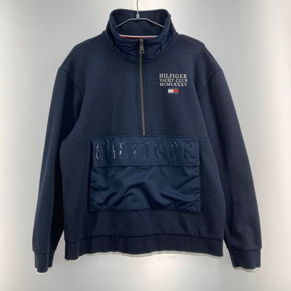 【中古品】【メンズ】 TOMMY HILFIGER トミーヒルフィガー MW14053 スウェット 147-260125-WA-09-iwa サイズ：M カラー：ネイビー 万代Net店