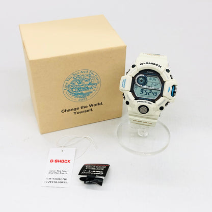 【中古美品】【メンズ】 G-SHOCK ジーショック RANGEMAN GW-9408KJ-7JR レンジマン 腕時計 196-250112-hn-02-fur カラー：ホワイト/ブルー系 万代Net店