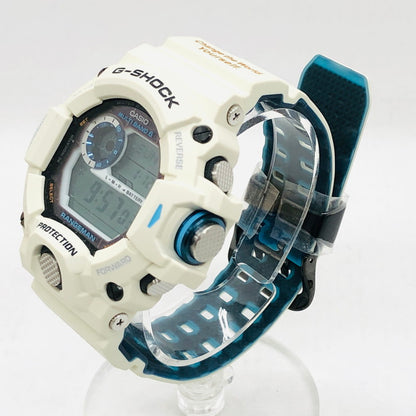 【中古美品】【メンズ】 G-SHOCK ジーショック RANGEMAN GW-9408KJ-7JR レンジマン 腕時計 196-250112-hn-02-fur カラー：ホワイト/ブルー系 万代Net店