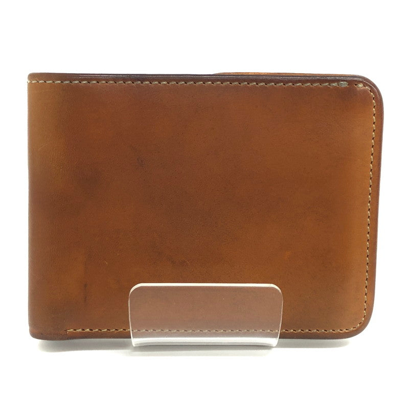【現状渡し品】【メンズ】 WILDSWANS ワイルドスワンズ 二つ折り財布 レザー 財布 ウォレット 200-250829-rs-07-fur カラー：キャメル系 万代Net店