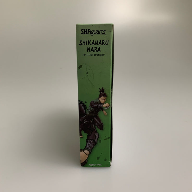 【中古美品】 NARUTO -ナルト- 疾風伝 S.H.F 奈良シカマル -十手先を見抜く頭脳- アクションフィギュア 051-260723-AS-9-min 万代Net店