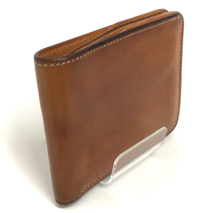 【現状渡し品】【メンズ】 WILDSWANS ワイルドスワンズ 二つ折り財布 レザー 財布 ウォレット 200-250829-rs-07-fur カラー：キャメル系 万代Net店