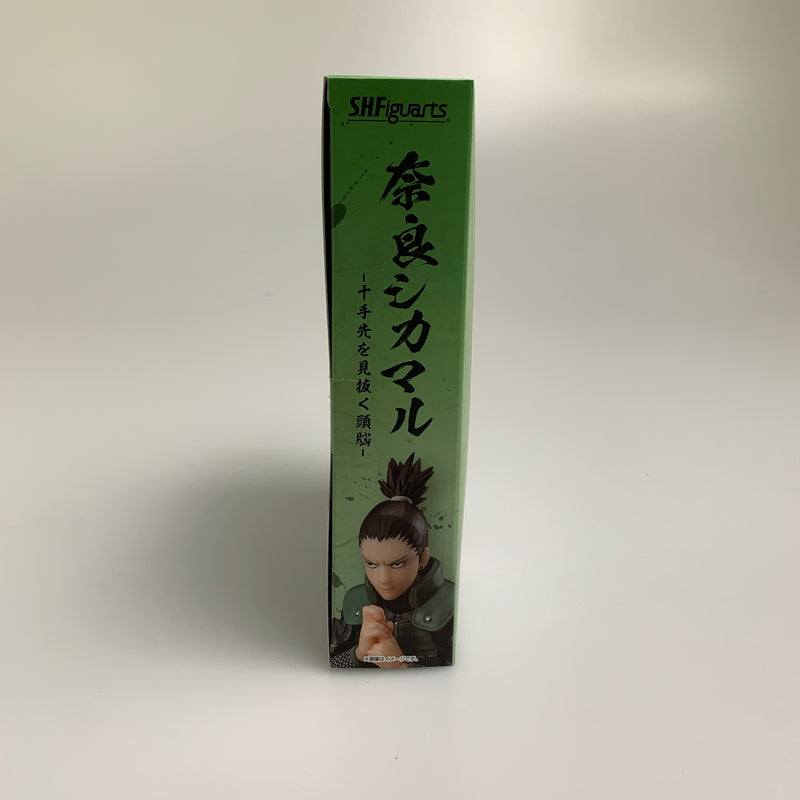 【中古美品】 NARUTO -ナルト- 疾風伝 S.H.F 奈良シカマル -十手先を見抜く頭脳- アクションフィギュア 051-260723-AS-9-min 万代Net店
