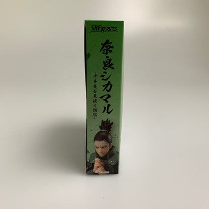 【中古美品】 NARUTO -ナルト- 疾風伝 S.H.F 奈良シカマル -十手先を見抜く頭脳- アクションフィギュア 051-260723-AS-9-min 万代Net店