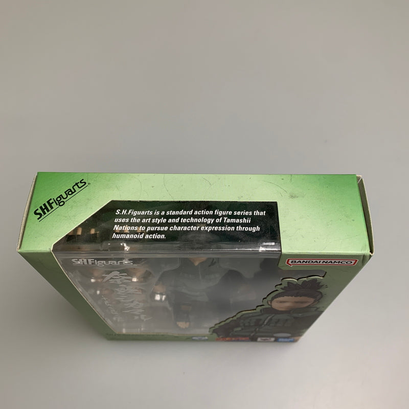 【中古美品】 NARUTO -ナルト- 疾風伝 S.H.F 奈良シカマル -十手先を見抜く頭脳- アクションフィギュア 051-260723-AS-9-min 万代Net店