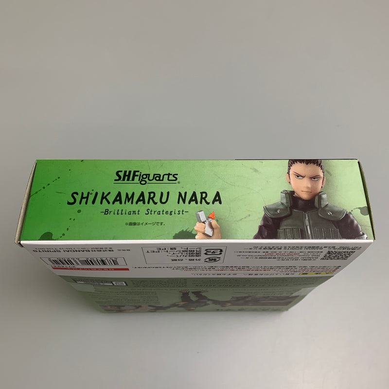 【中古美品】 NARUTO -ナルト- 疾風伝 S.H.F 奈良シカマル -十手先を見抜く頭脳- アクションフィギュア 051-260723-AS-9-min 万代Net店