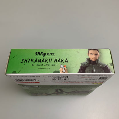 【中古美品】 NARUTO -ナルト- 疾風伝 S.H.F 奈良シカマル -十手先を見抜く頭脳- アクションフィギュア 051-260723-AS-9-min 万代Net店
