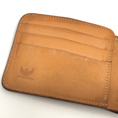 【現状渡し品】【メンズ】 WILDSWANS ワイルドスワンズ 二つ折り財布 レザー 財布 ウォレット 200-250829-rs-07-fur カラー：キャメル系 万代Net店