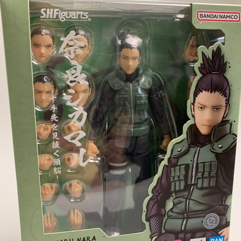 【中古美品】 NARUTO -ナルト- 疾風伝 S.H.F 奈良シカマル -十手先を見抜く頭脳- アクションフィギュア 051-260723-AS-9-min 万代Net店