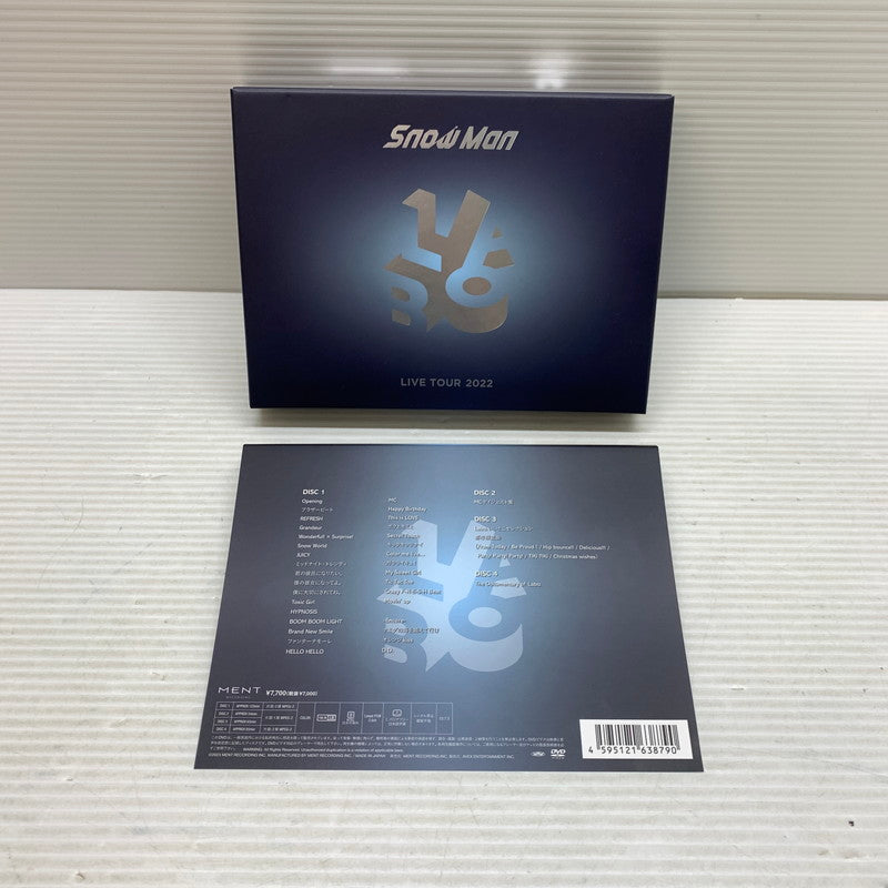 【中古品】 Snow Man Snow Man LIVE TOUR 2022 Labo. DVD 010-250823-ks-12-min 万代Net店