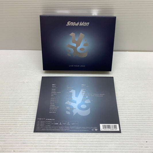 【中古品】 Snow Man Snow Man LIVE TOUR 2022 Labo. DVD 010-250823-ks-12-min 万代Net店