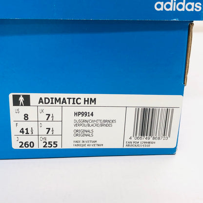 【中古品】【メンズ】 adidas アディダス × HUMAN MADE ADIMATIC DUST GREEN HP9914 ヒューマンメイド アディマティック ダストグリーン スニーカー シューズ 靴 161-250112-hn-03-fur サイズ：26.0cm US 8 カラー：グリーン/クリーム系 万代Net店