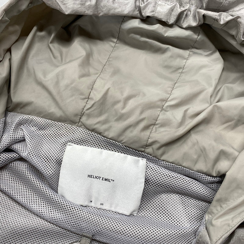 【中古品】【メンズ】 HELIOT EMIL ヘリオット エミル PANEL TRACK JACKET パネル トラック ジャケット アウター 141-260902-kh-02-izu サイズ：M カラー：グレー 万代Net店