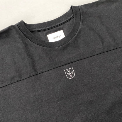 【中古品】【メンズ】 WTAPS ダブルタップス 222ATDT-CSM05 QB SS CTPL. CRST ショートスリーブ Tシャツ トップス 142-260901-kh-12-izu サイズ：02 カラー：ブラック 万代Net店