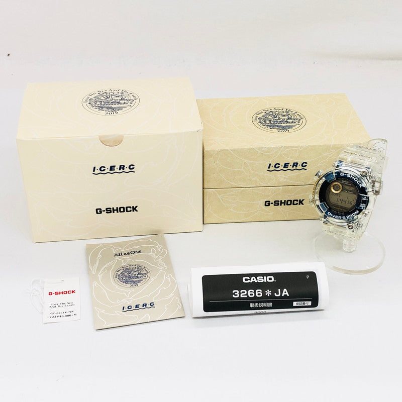 【中古美品】【メンズ】 G-SHOCK ジーショック FROGMAN GF-8251K-7JR フロッグマン 腕時計 196-250113-hn-04-fur カラー：スケルトン/ブラック 万代Net店