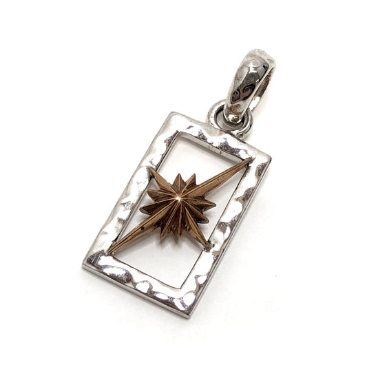 【中古品】【メンズ/レディース】 SAAD サード SUN SYMBOL SQUARE PENDANT TOP 太陽神 ペンダントトップ SV925 アクセサリー 191-260508-rs-02-fur カラー：シルバー 万代Net店