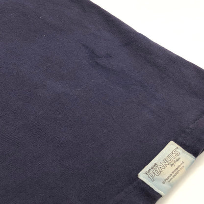 【現状渡し品】【メンズ】 STUDIO D’ARTISAN ステュディオダルチザン × PEANUTS S/S TEE プリント Tシャツ 半袖 トップス アメカジ系 145-250529-rs-01-fur サイズ：M カラー：ネイビー 万代Net店