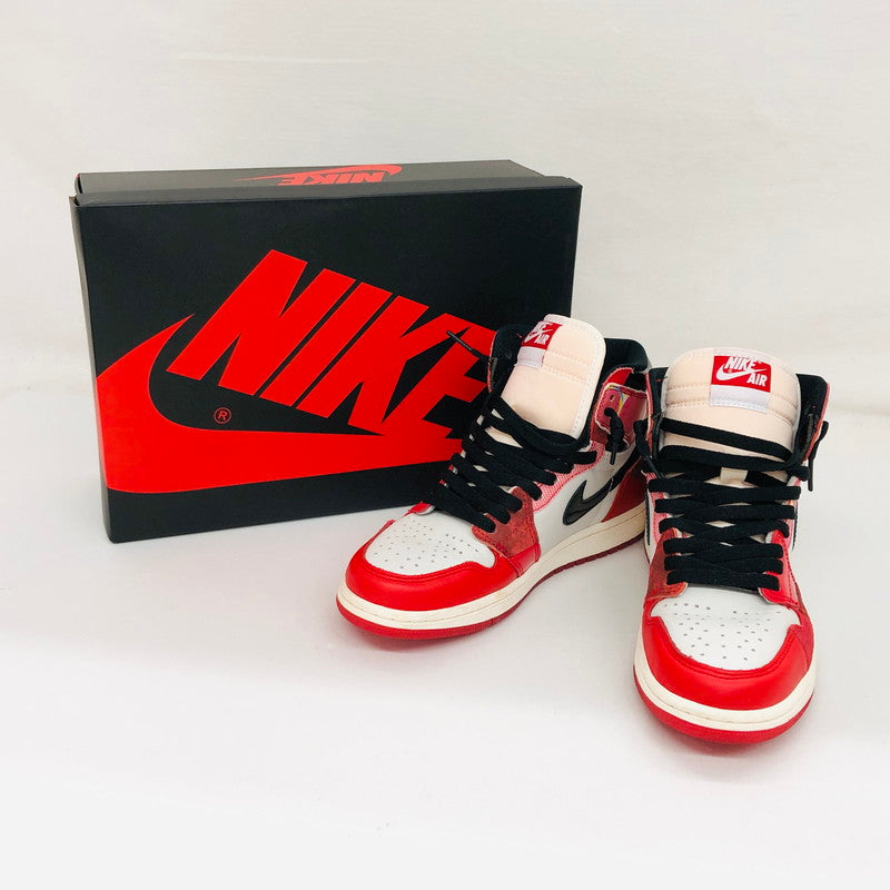 【中古品】【レディース】 NIKE ナイキ SPIDER-MAN×AIR JORDAN 1 HIGH OG SP DV1748-601 スパイダーマン×エアジョーダン 1 レトロ ハイ オージー スニーカー シューズ 靴 160-250113-hn-06-fur サイズ：24.0cm US 6 カラー：レッド/ホワイト系 万代Net店