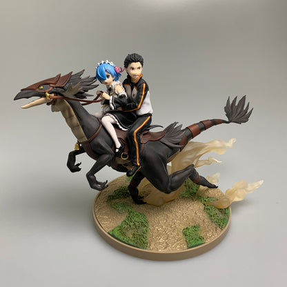 【現状渡し品】 Re:ゼロから始める異世界生活 レム & スバル 白鯨攻略戦Ver. フィギュア 053-260731-zi-05-min 万代Net店