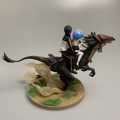 【現状渡し品】 Re:ゼロから始める異世界生活 レム & スバル 白鯨攻略戦Ver. フィギュア 053-260731-zi-05-min 万代Net店
