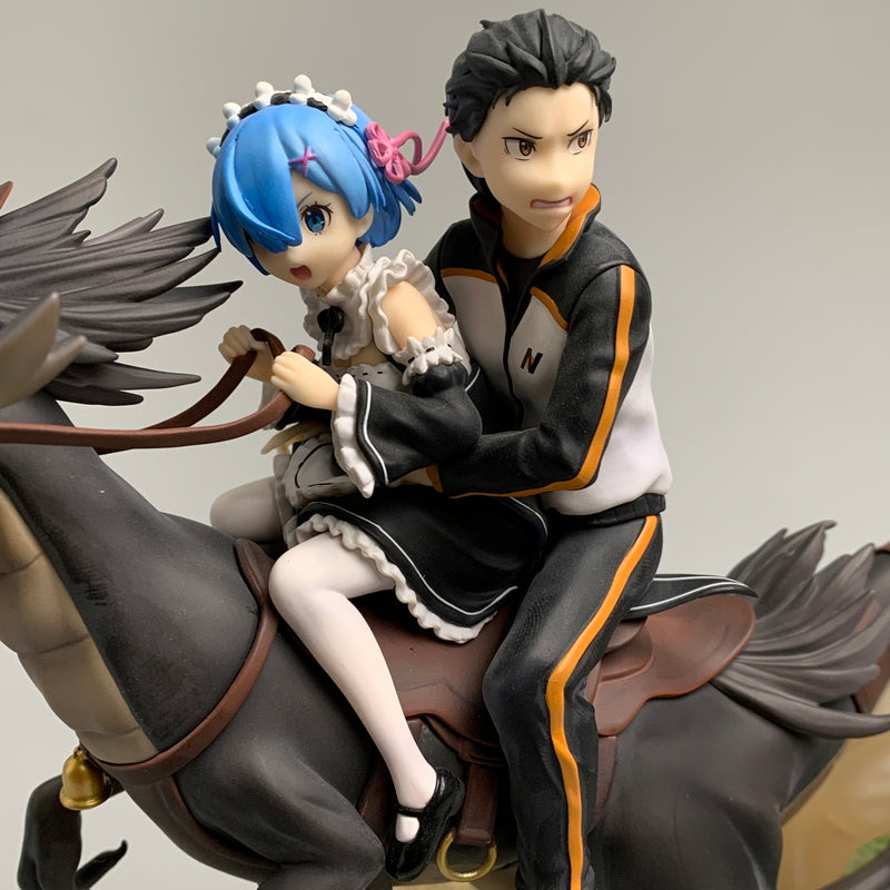 【現状渡し品】 Re:ゼロから始める異世界生活 レム & スバル 白鯨攻略戦Ver. フィギュア 053-260731-zi-05-min 万代Net店