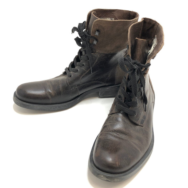 【ジャンク品】【メンズ】 LLOYD ロイド レースアップ ブーツ シューズ 靴 162-251201-rs-06-fur サイズ：8 (27.0cm相当) カラー：ブラウン系 万代Net店