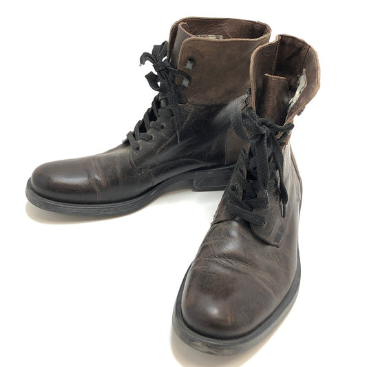 【ジャンク品】【メンズ】 LLOYD ロイド レースアップ ブーツ シューズ 靴 162-251201-rs-06-fur サイズ：8 (27.0cm相当) カラー：ブラウン系 万代Net店