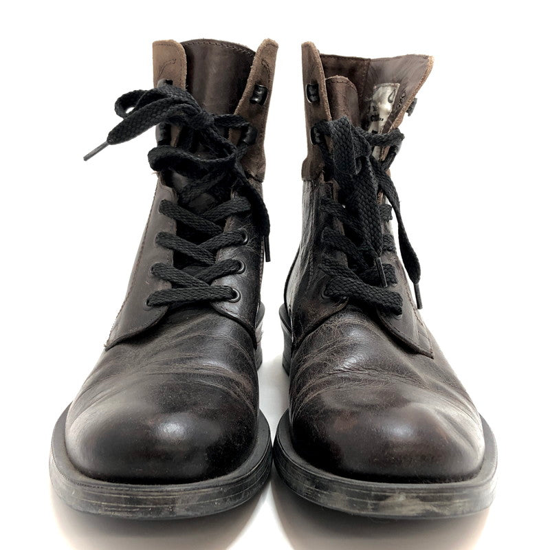 【ジャンク品】【メンズ】 LLOYD ロイド レースアップ ブーツ シューズ 靴 162-251201-rs-06-fur サイズ：8 (27.0cm相当) カラー：ブラウン系 万代Net店