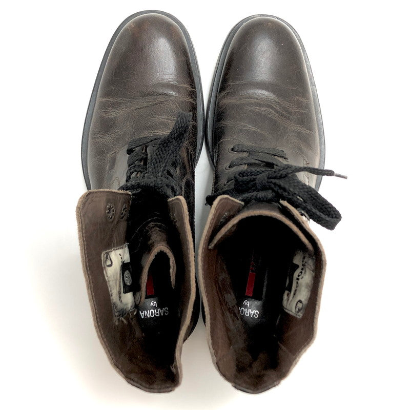 【ジャンク品】【メンズ】 LLOYD ロイド レースアップ ブーツ シューズ 靴 162-251201-rs-06-fur サイズ：8 (27.0cm相当) カラー：ブラウン系 万代Net店